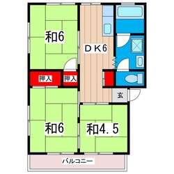 コーポ平成Ａの物件間取画像